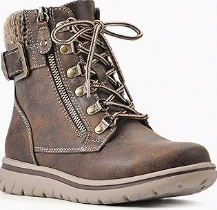 Women's Hiking Boots Waterproof with Arch Support Sneakers Walking Outdoor Comfortable Lightweight Boot Echo Mid product image