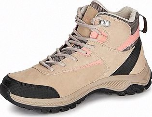 Mens Waterproof Hiking Boots Lightweight Mid Leather Outdoor Trekking Boots product image