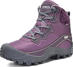 Women's Work Waterproof Hiking Combat Boots Lace up Low Heel Booties Ankle Boots product image