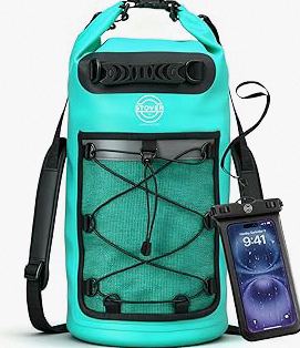 Pimoys 5 Pack Waterproof Dry Sacks, Lightweight Outdoor Dry Bags Ultimate Dry Bags for Kayaking Rafting Boating Camping (1.5L, 2.5L, 3.5L, 4.5L, 6L) product image