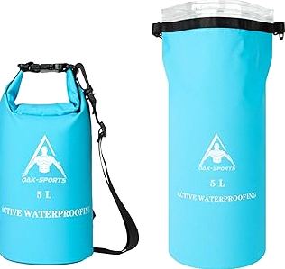 Lightweight Dry Bags Waterproof for Kayaking,5L/10L/20L/35L Roll Top Dry Sack Waterproof Bags for Travel Boating Camping Beach (Blue, 10L) product image