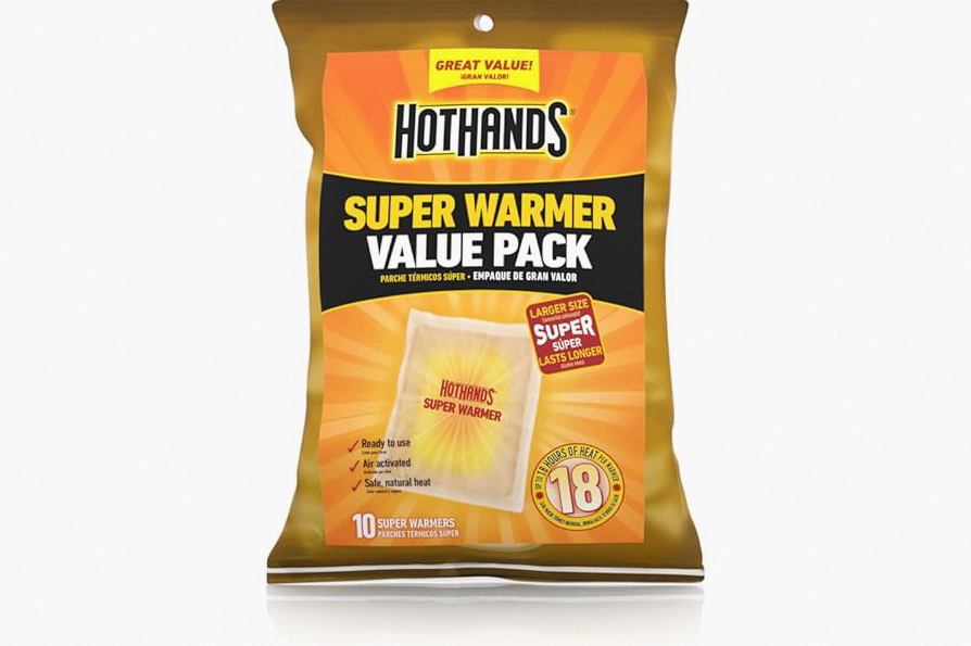 HotHands Body & Hand Super Warmers - Long Lasting Natural Odorless Air Activated Warmers - Up to 18 Hours of Heat - 10 Individual Warmers product image