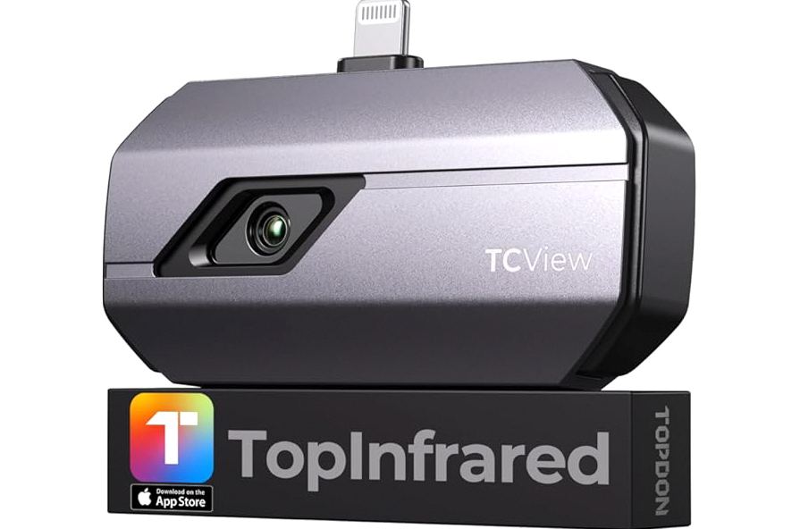 Flir Edge Pro - Wireless Bluetooth Thermal Imaging Camera for Smartphones, Compatible with All iOS and Android Devices, 480x360 Super Resolution (160x120 Native IR) product image