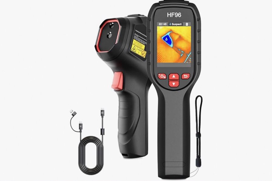 HF96 Thermal Camera with Laser Pointer, Intelligent Scene Detection, Super Resolution 240 x 240, -4°F~1022°F, Thermal Imaging Camera 96 x 96 IR Resolution, 25 HZ Infrared Camera, 11h Runtime product image