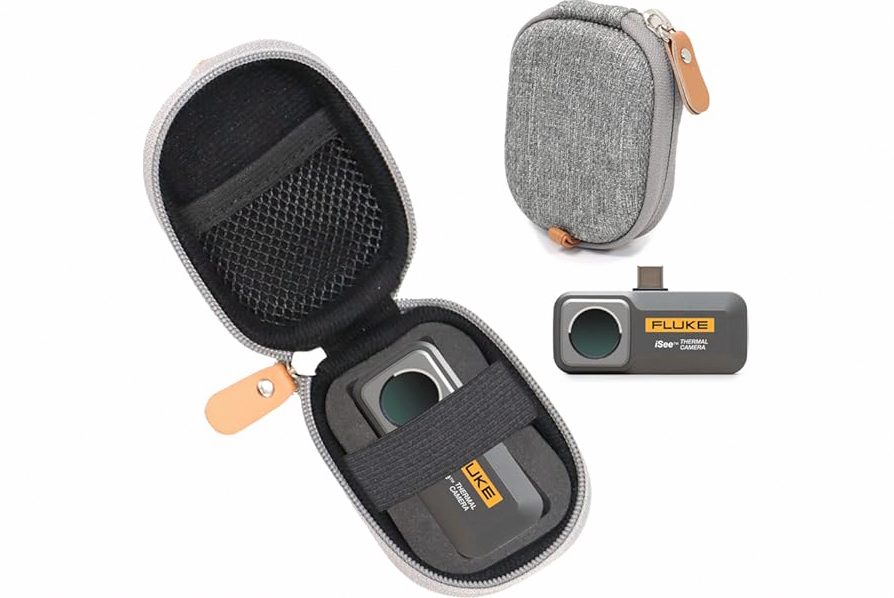 SUNANT Mini Handheld Thermal Imaging Camera, 240x240 TISR, 25Hz Infrared Camera, -4°F to 1022°F, Adjustable Emissivity, Hot/Cold Spot Tracking, LED Light for Electrical, HVAC & Home Inspection product image