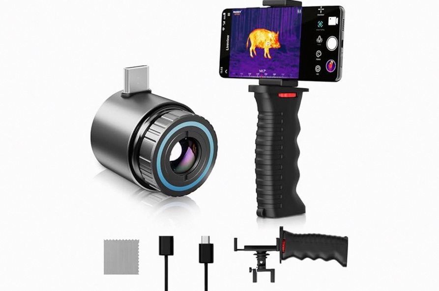 REVASRI Thermal Camera for iPhone and Android, 320×240 Super IR Resolution Thermal Imaging Camera, -4℉ to 842℉ Temp Range, Compatible with USB-C iOS & Android Device product image