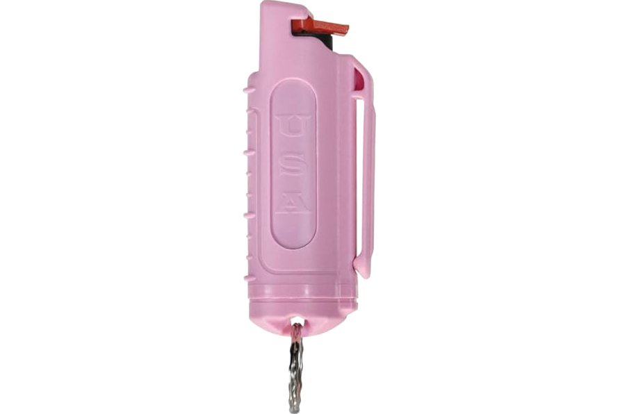 Police Magnum Keychain Pepper Spray Self Defense Belt Clip Holder - 1 Pack Tactical Maximum Strength OC with Dye - Small Case Safety Key Chain for Women & Men - Made in The USA product image