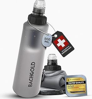 NATURE PIONEOR 1 Gallon Tactical Water Bottle Set, Stainless Steel 128 oz Sport Water Bottle with Tactical MOLLE Bottle Carrier Sleeve, for Outdoor Work, Gym, Hiking, Camping product image