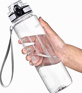 Tactiko Survival 25 oz/750 ml Stainless Steel Wide Mouth Water Bottle, Single Wall Boil-Safe, Leakproof, BPA-Free with Carry Sleeve and Strap for Camping, Hiking, Outdoor Prep (Black) product image