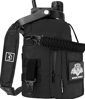 ThruBottle 1L Hard Sided Squeezable Bottle with Slim, Lightweight Design and 28mm Neck Compatible with Most Water Filters - Reusable, Recyclable Bottle for Hiking, Backpacking, and Travel product image