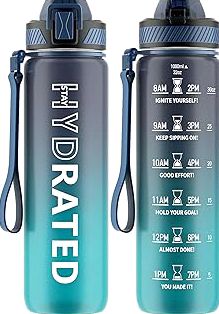 Opard Zip 20oz Plastic Water Bottle Dishwasher Safe, Leakproof Flip-Top Lid, BPA Free Tritan, Wide Mouth Reusable Kids Water Bottle for School Hiking Commuting Outdoor Travel and Gym product image