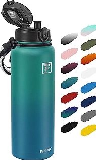 25oz Titanium Water Bottle, Ultralight Single Wall Titanium Flask for Boiling Water, Leakproof Sports Bottle for Camping, Hiking, Cycling & Outdoor Use product image