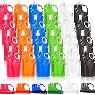 HydraPak SkyFlask Speed - Collapsible Handheld Running Water Bottle (350ml, 500ml, 500ml Insulated) - Adjustable Strap, Lightweight, Spill-Proof Cap | Collapsible, Handheld, Running, Adjustable Strap, Lightweight, Spill-Proof Cap product image