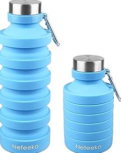 Cnoc Outdoors Vesica Collapsible Water Bottle 1 Liter Purple, 28mm Thread Compatible with Popular Filters, Packs Down Small when Empty, Perfect for Travel and Hiking product image