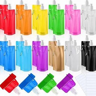 Dog Water Bottle, Leakproof Portable Water Bowl for Dog, Lightweight Water Bottle for Dogs, Food Grade Silicone, Collapsible Travel Pet Water Bottle for Outdoor Hiking Camping (Grey, 18.6 Ounces) product image