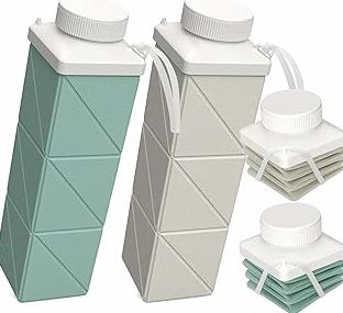 SÄKER Portable Dog Water Bottle, Collapsible Water Bottle for Dogs Perfect for Walking, Hiking and Outdoors | Works as a Portable Water Bowl | Designed in Montreal - 550ml product image