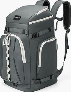 Ski Boot Bag, 65L Waterproof Ski Bag & Snowboard Boot Bag, Travel Backpack for Skis Snowboard Helmet Goggles & Accessories product image