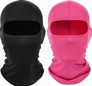 2 Pieces Thin Balaclava Ski Mask Head Mask Full Face Mask Windproof Sun UV Protection Hood for Women Men product image