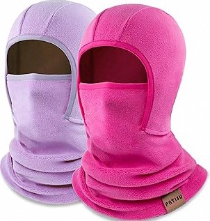Kids Balaclava Ski Mask Winter Face Mask for Boys Girls Windproof Neck Warmer Gaiter Fleece Hood Face Cover for Cold Weather product image