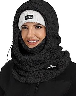 Ski Mask Balaclava for Women Men Windproof Fleece Winter Face Mask Cold Weather Hat Neck Warmer product image