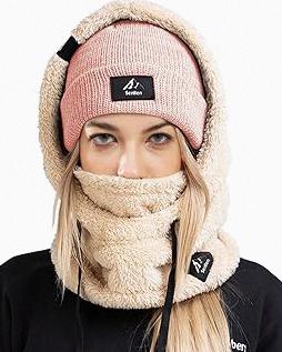 Senllen Balaclava Cold Weather Fleece Windproof Ski Mask Winter Breathable Thermal Face Mask Neck Warmer Scarf Helmet Hood product image
