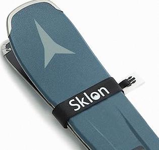 Sklon Ski Strap Fasteners - Rubber 2 Pack Carrier - Securely Transport Your Skis - Ski Accessories Great for Carrying Ski Gear - Men, Women and Kids product image