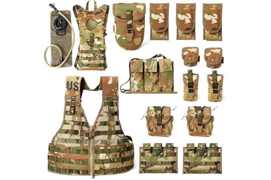 Tactical Scorpion Gear 10mm Paintball Airsoft Pair 11 x 14 Shooter's Cut Protective Vest Trauma Pad Plates product image