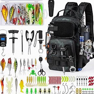 KastKing SteelStream 6pc Fishing Tool Kit - Corrosion Resistant Fishing Pliers with Lanyard, Fillet Knife, Floating Fish Lip Gripper, Fishing Braid Scissors, Tool Retractor, Fishing Gifts for Men product image