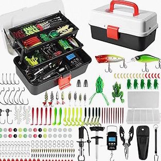 PLUSINNO Fishing Backpack with Rod Holders Tackle Box, 42L Large Water-resistant Fish Tackle Bag Store Fishing Gear product image
