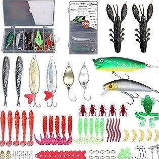 Rapala Bass Boom Box, Bass Fishing Kit with 7 Curated Lures and Bonus Item Featuring Rapala, VMC, Crush City, Sufix and Storm product image