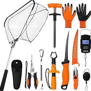 HOOK-EZE Fishing Knot Tying Tool | Protect from Fish Hooks | Tie Fishing Knots Easily | Cool Gadgets for Fishermen | Ice Fly Fishing | Fishing Accessories for Beginner Anglers | Nail Knot Tool product image