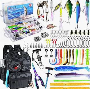 Rapala Walleye Boom Box, Walleye Lure Selection Includes 7 Hand-Picked baits Plus 1 Bonus Item, Featuring Trusted Brands Like Rapala, VMC, Crush City, Sufix, and Storm product image