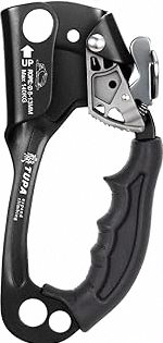 UIAA & CE Certified Rope Ascender Aluminum Alloy Rock Climbing Gear Strong Rigging Rappelling Equipment for Rock Tree Climbing Arborist Rescue Mountaineering Caving product image