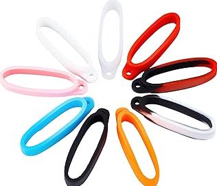 2 Pcs Heavy Duty Braided Paracord Lanyard Keychain with USA Flag, Parachute Rope Necklace Keychains, Braided Strong Lanyard for Outdoor Activities, Camera, Keys, Whistle, Traveling product image