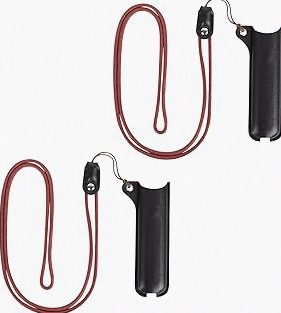 Wolfteeth Portable Pen Battery Case Storage Smell Proof Container Hard Shell EVA Cord Organizer Electronics Organizer Travel Case Pouch (Empty Only) Black product image