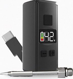 Retracting Vape ClipPatent Pending The First Retracting Anti-Loss Device for All Lightweight Vapes Keeps Vape Upright and Available product image