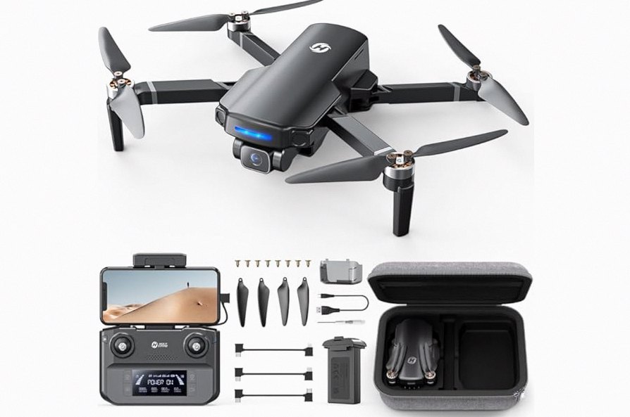 Holy Stone HS175D GPS Drone with 4K Camera for Adults, Under 249g, Foldable RC Quadcopter with Auto Return, 46 Mins Long Flight, Follow Me, Brushless Motor, Circle Fly, Waypoint Fly, Altitude Hold product image