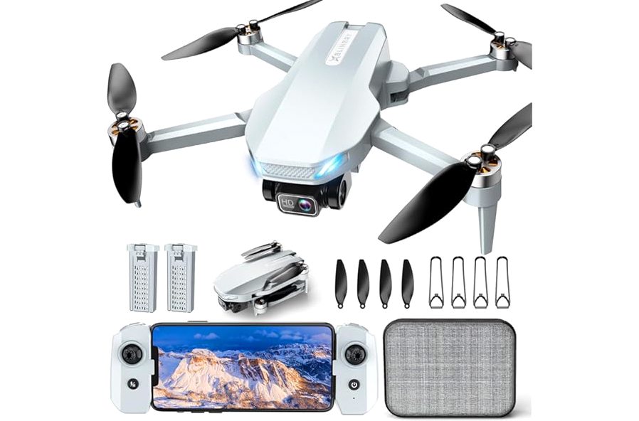 SKYROVER X1 Fly More Combo, Drone with Camera 4K for Adults, 8K Photo, Under 249g, 50000ft Transmission, 96-Min Flight Time with 3 Batteries product image