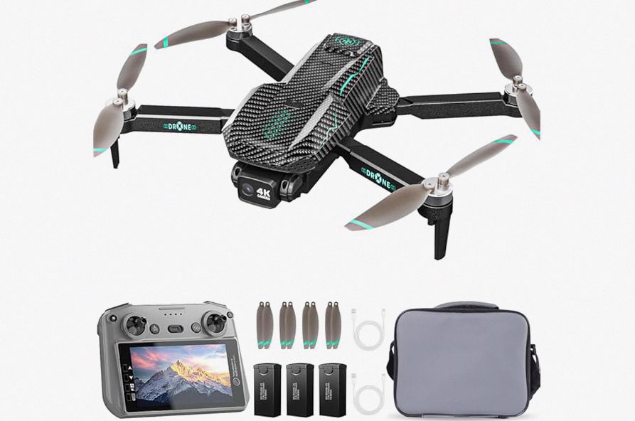 Oddire Drone with Camera - Drones for Adults, with 2 Batteries, Carrying Case, Propellers, 1080P HD Foldable Drone with Stable Hover, Trajectory Flight, Gravity Control, One Key Take Off/Land, 3D Flip product image