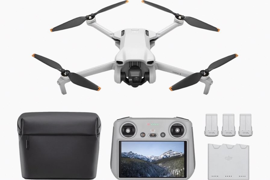 DJI Neo 2 Fly More Combo With RC-N3 Remote Controller, Stable Transmission With Digital Transceiver, 4K Drone for Beginners, 3 Batteries product image