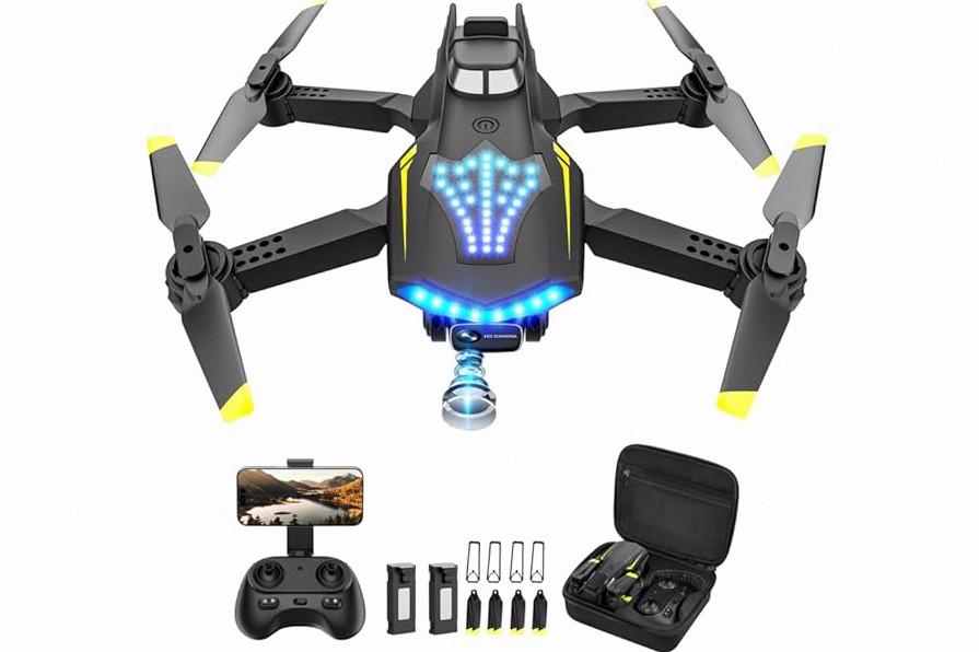 G11PRO 6K Drone with Camera for Adults, 4K/30fps Video, 3-Axis Brushless Gimbal, 70mins Flight Time with 2 Batteries, 10000ft Long Range, FAA compliance, Professional Drone with Auto Return product image