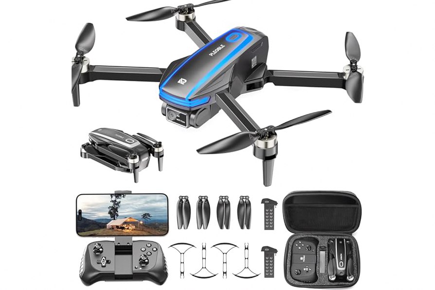 Drones with Camera for Adults 4K, Foldable Beginner Drone with Brushless Motor, Auto Follow, Tap Fly, Circle Fly, One Key Start, Under 249g product image