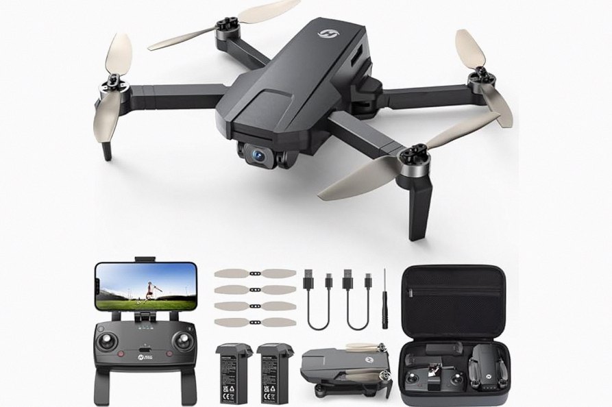 HOVERAir X1 Drone with Camera, Self-Flying Camera Drone with Follow Me Mode, Foldable Mini Drone with HDR Video Capture, Palm Takeoff, Intelligent Flight Paths, Hands-Free Control Black (Combo) product image