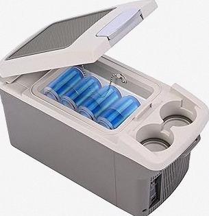 Marsail 12V Car Fridge 25QT Portable Freezer -4°F to 68°F, Compressor Cooler for Camping Travel Truck RV Home, Efficient Cooling & ECO Mode, Grey product image