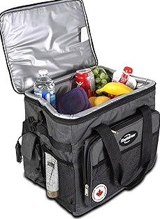 Insulated Cooler Bag for Men Women, 15L Soft Cooler Bag with Adjustable Shoulder Strap, Leakproof for Work, Camping, Travel, Picnic product image