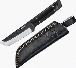 2X Dual Grit Diamond Sharpening Stone + Leather Wallet Strop | By The Bear Essentials | Pocket Credit-Card Sized Field Sharpener for Camping, Bushcraft, Outdoors, Survival, EDC - Light Brown product image