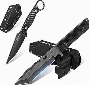 Perkin FB902A Hunting Knife with Sheath Fixed Blade Knife product image