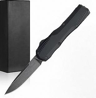 OUTDOOR ELEMENT Contour Feather Adventure Survival Knife - Fixed Blade, Hunting, Camping Knife with Fire Starter, Sharpener, Whistle, Hex Driver, Sheath - Full Tang, VG10 Steel, Belt Clip product image