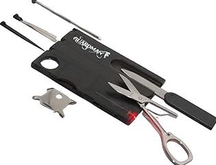 SOG Flint 4.3" Survival & Defense Portable Compact Tool for Outdoors and Emergencies | Includes Glass Breaker and Whistle product image