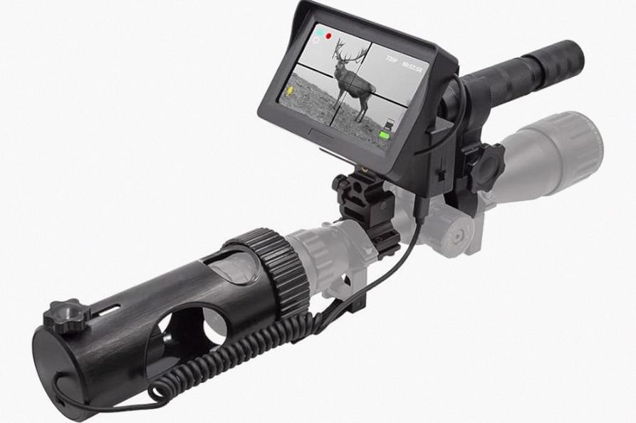 Night Vision Scope, 940nm Day/Night Vision Monocular with Camera & Video, 50mm Focal Lens Vision Goggles Riflescope for Night Hunting Camping & Pest Control (Without Battery) product image